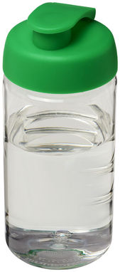 Пляшка спортивна H2O Bop , колір прозорий, зелений - 21005006- Фото №1