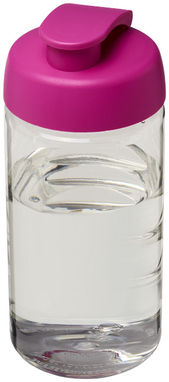 Пляшка спортивна H2O Bop , колір прозорий, рожевий - 21005008- Фото №1