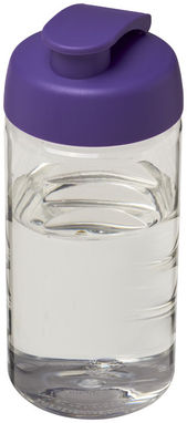 Бутылка спортивная H2O Bop , цвет прозрачный, пурпурный - 21005009- Фото №1