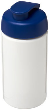 Бутылка спортивная H2O Bop , цвет белый, синий - 21005013- Фото №1