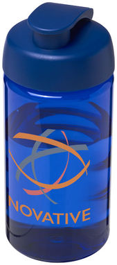 Бутылка спортивная H2O Bop , цвет синий - 21005016- Фото №2