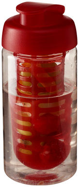 Пляшка спортивна H2O Bop , колір прозорий, червоний - 21005102- Фото №1