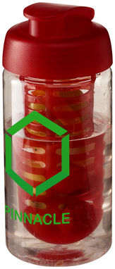 Бутылка спортивная H2O Bop , цвет прозрачный, красный - 21005102- Фото №2