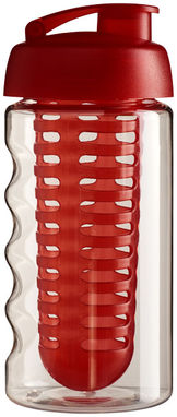 Бутылка спортивная H2O Bop , цвет прозрачный, красный - 21005102- Фото №4