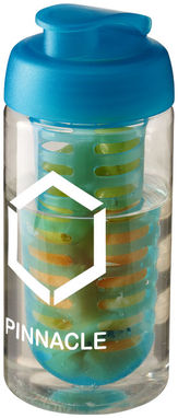 Бутылка спортивная H2O Bop , цвет прозрачный, цвет морской волны - 21005104- Фото №2