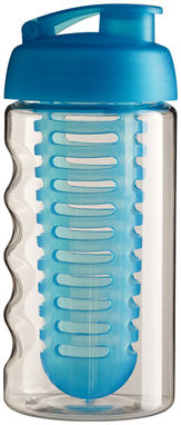 Пляшка спортивна H2O Bop , колір прозорий, колір морської хвилі - 21005104- Фото №4