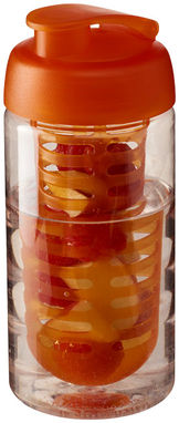 Пляшка спортивна H2O Bop , колір прозорий, помаранчевий - 21005105- Фото №1