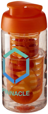 Бутылка спортивная H2O Bop , цвет прозрачный, оранжевый - 21005105- Фото №2