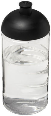 Бутылка спортивная H2O Bop , цвет прозрачный, сплошной черный - 21005200- Фото №1