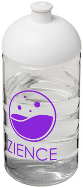 Бутылка спортивная H2O Bop , цвет прозрачный, белый - 21005201- Фото №2