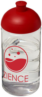 Бутылка спортивная H2O Bop , цвет прозрачный, красный - 21005203- Фото №2
