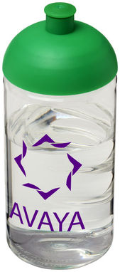 Бутылка спортивная H2O Bop , цвет прозрачный, зеленый - 21005206- Фото №2