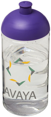 Бутылка спортивная H2O Bop , цвет прозрачный, пурпурный - 21005209- Фото №2