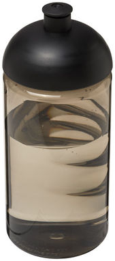 Бутылка спортивная H2O Bop , цвет угольный, сплошной черный - 21005215- Фото №1