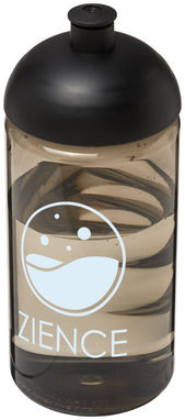 Бутылка спортивная H2O Bop , цвет угольный, сплошной черный - 21005215- Фото №2