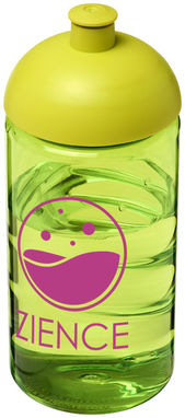 Пляшка спортивна H2O Bop , колір лайм - 21005217- Фото №2