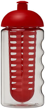 Бутылка спортивная H2O Bop , цвет прозрачный, красный - 21005302- Фото №3
