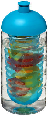 Пляшка спортивна H2O Bop , колір прозорий, колір морської хвилі - 21005304- Фото №1