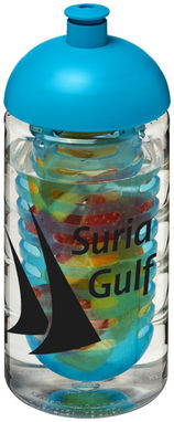Пляшка спортивна H2O Bop , колір прозорий, колір морської хвилі - 21005304- Фото №2