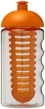 Бутылка спортивная H2O Bop , цвет прозрачный, оранжевый - 21005305- Фото №3