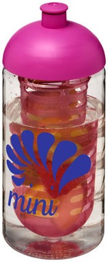 Пляшка спортивна H2O Bop , колір прозорий, рожевий - 21005306- Фото №2