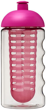 Бутылка спортивная H2O Bop , цвет прозрачный, розовый - 21005306- Фото №3