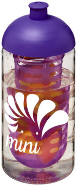 Бутылка спортивная H2O Bop , цвет прозрачный, пурпурный - 21005307- Фото №2