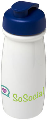 Бутылка спортивная H2O Pulse , цвет белый, ярко-синий - 21005402- Фото №2