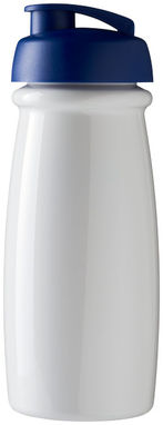 Пляшка спортивна H2O Pulse , колір білий, яскраво-синій - 21005402- Фото №3