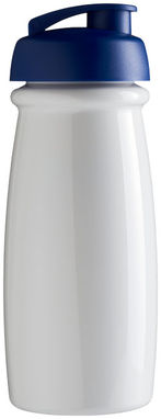 Бутылка спортивная H2O Pulse , цвет белый, ярко-синий - 21005402- Фото №4