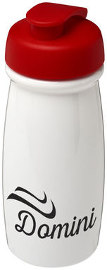 Бутылка спортивная H2O Pulse , цвет белый, красный - 21005403- Фото №2