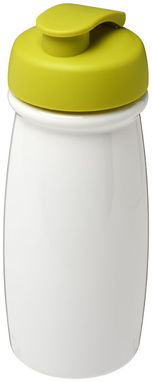 Пляшка спортивна H2O Pulse , колір білий, зелений лайм - 21005404- Фото №1