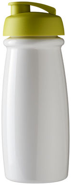 Пляшка спортивна H2O Pulse , колір білий, зелений лайм - 21005404- Фото №3
