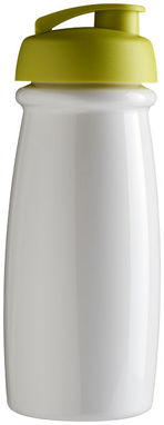 Пляшка спортивна H2O Pulse , колір білий, зелений лайм - 21005404- Фото №4