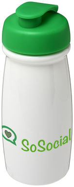 Пляшка спортивна H2O Pulse , колір білий, зелений - 21005406- Фото №2