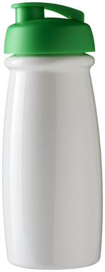 Пляшка спортивна H2O Pulse , колір білий, зелений - 21005406- Фото №3
