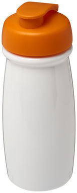 Пляшка спортивна H2O Pulse , колір білий, помаранчевий - 21005407- Фото №1