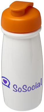 Бутылка спортивная H2O Pulse , цвет белый, оранжевый - 21005407- Фото №2