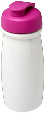 Пляшка спортивна H2O Pulse , колір білий, рожевий - 21005408- Фото №1