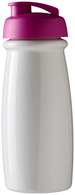 Бутылка спортивная H2O Pulse , цвет белый, розовый - 21005408- Фото №3