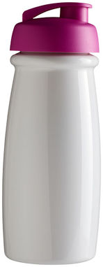 Пляшка спортивна H2O Pulse , колір білий, рожевий - 21005408- Фото №4
