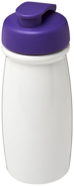 Пляшка спортивна H2O Pulse , колір білий пурпурний - 21005409- Фото №1