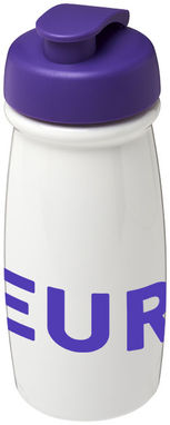 Пляшка спортивна H2O Pulse , колір білий пурпурний - 21005409- Фото №2