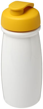 Пляшка спортивна H2O Pulse , колір білий, жовтий - 21005410- Фото №1