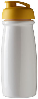 Пляшка спортивна H2O Pulse , колір білий, жовтий - 21005410- Фото №3