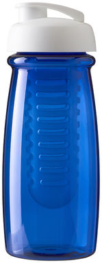 Пляшка спортивна H2O Pulse , колір синій прозорий, білий - 21005500- Фото №3