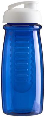 Бутылка спортивная H2O Pulse , цвет синий прозрачный, белый - 21005500- Фото №4
