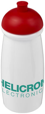 Бутылка спортивная H2O Pulse , цвет белый, красный - 21005603- Фото №2
