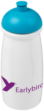 Бутылка спортивная H2O Pulse , цвет белый, аква - 21005605- Фото №2