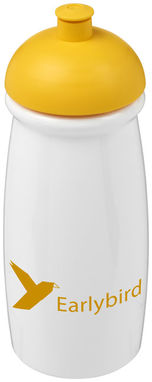 Пляшка спортивна H2O Pulse , колір білий, жовтий - 21005610- Фото №2
